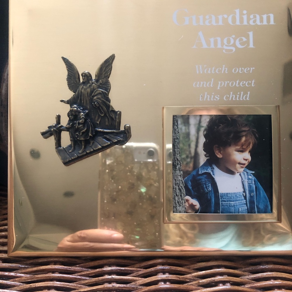 PHOTO FRAME NWOT Guardian Angel in Box